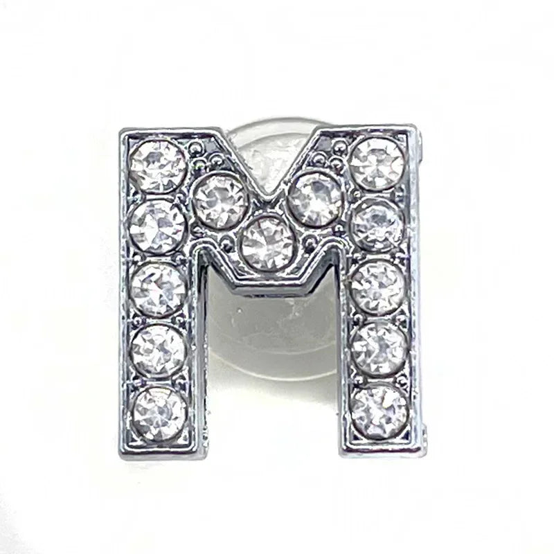 Rhinestones Letters Shoe Charms