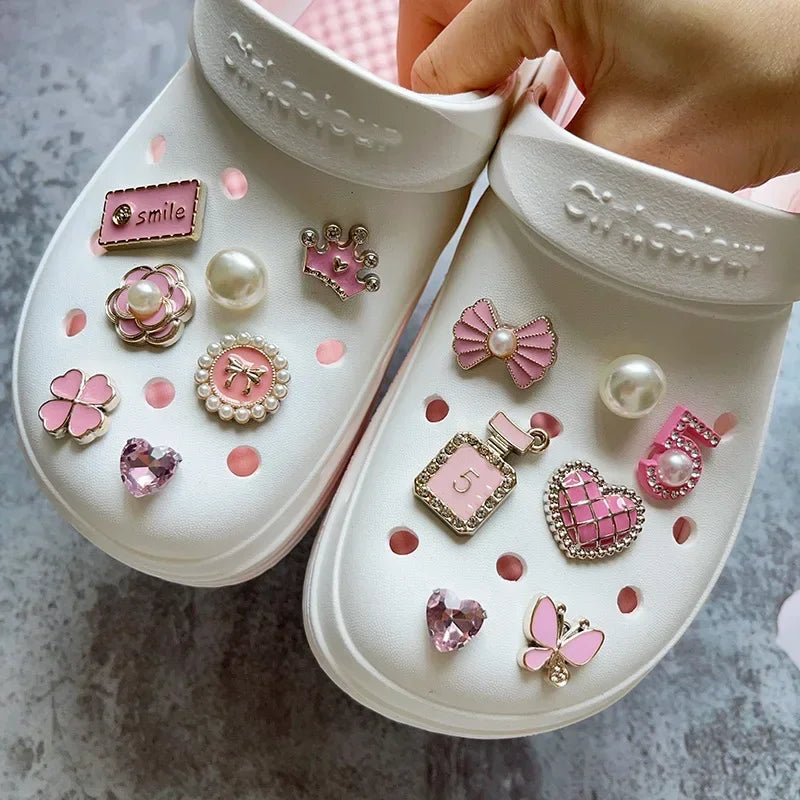 Rhinestone Girls Shoe Charms