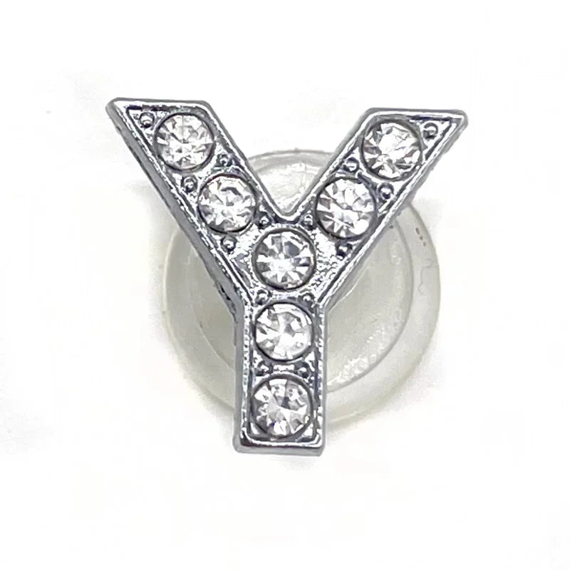 Rhinestones Letters Shoe Charms