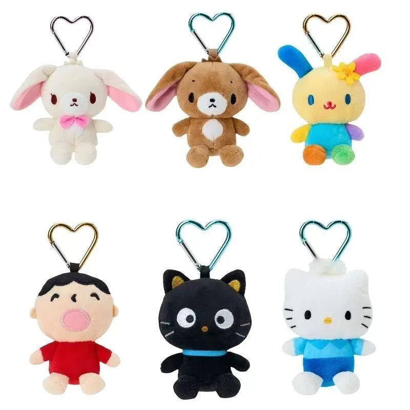 Plush Kitty Doll Keychain