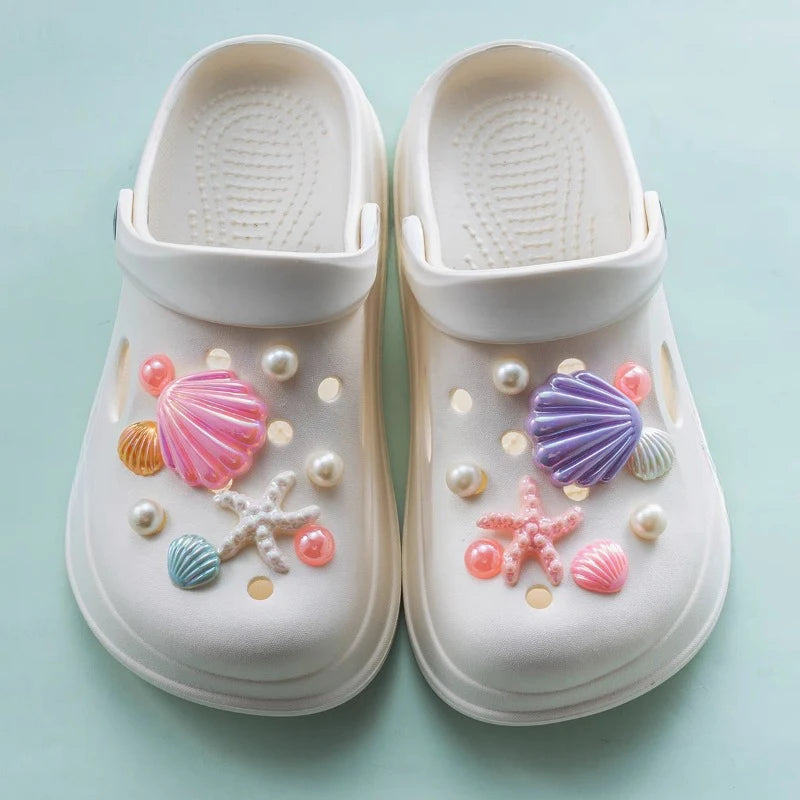 Shell Shoe Charms