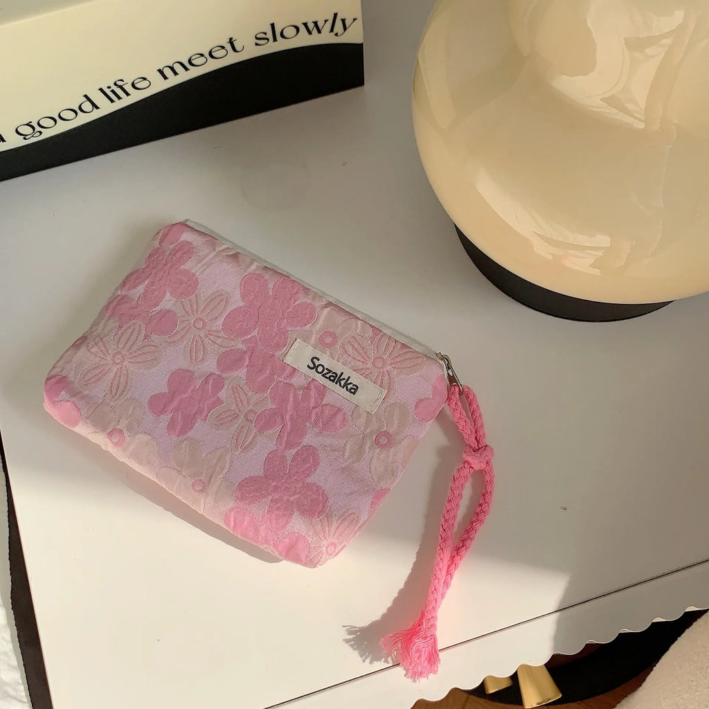 Kawaii Floral Travel Purse