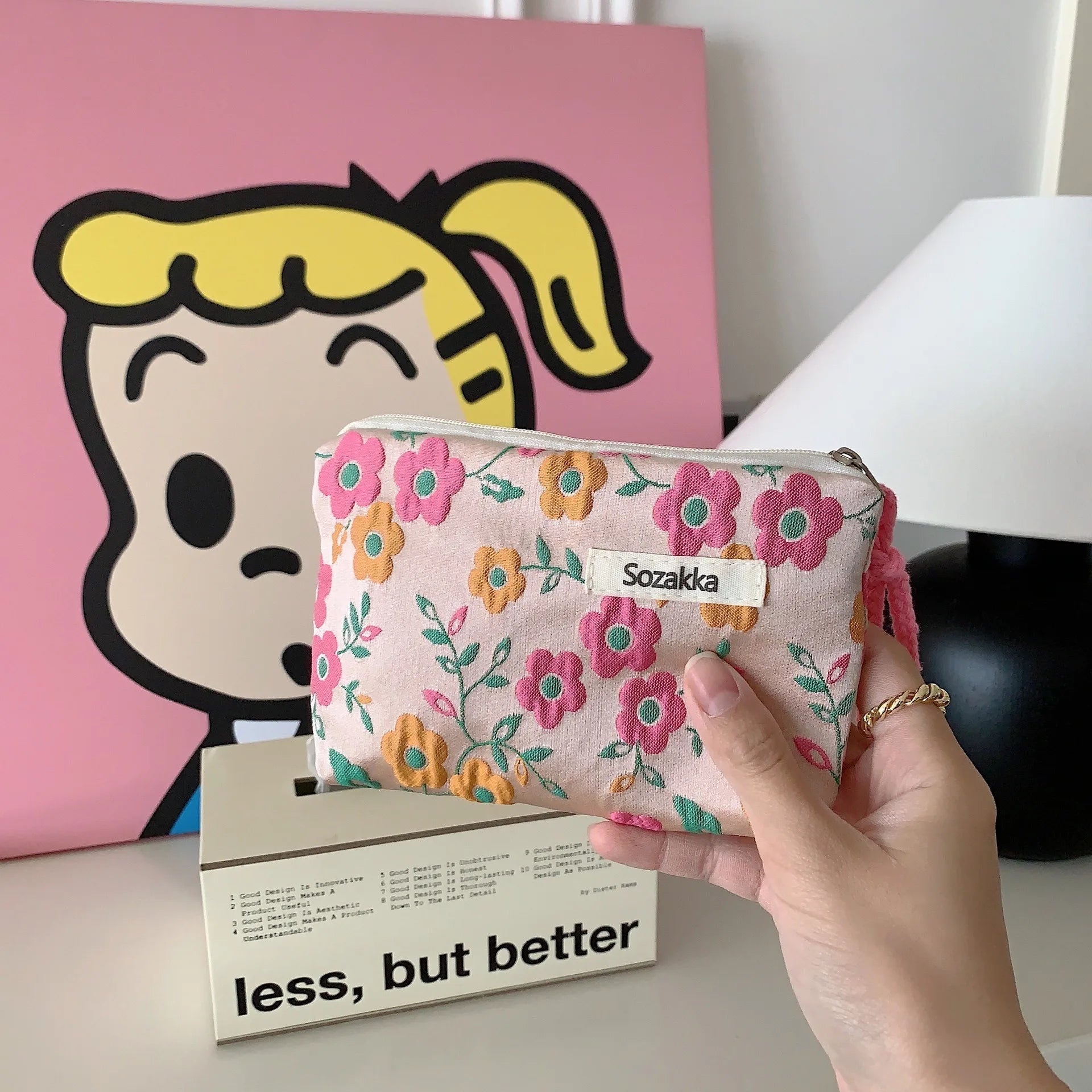 Kawaii Floral Travel Purse
