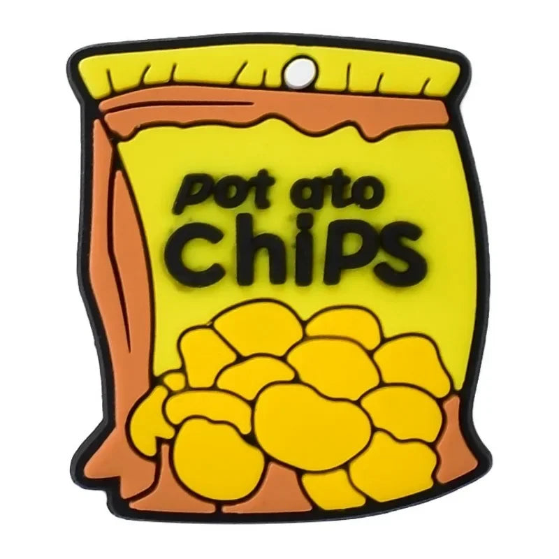 Cute Food Shoe Charms