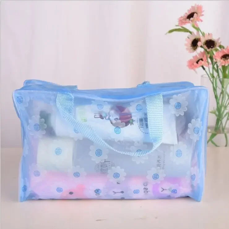 Floral Transparent Bag