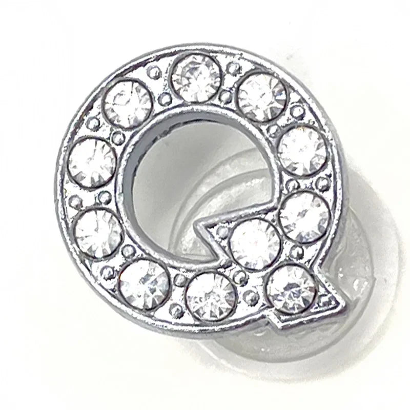 Rhinestones Letters Shoe Charms