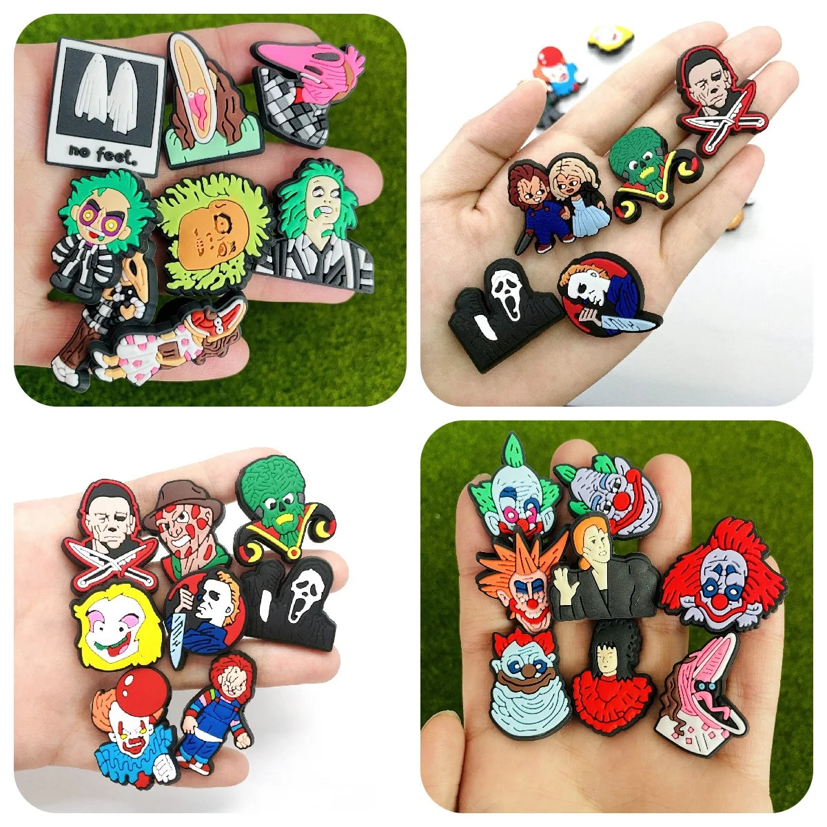 Halloween Shoe Charms 32Pcs