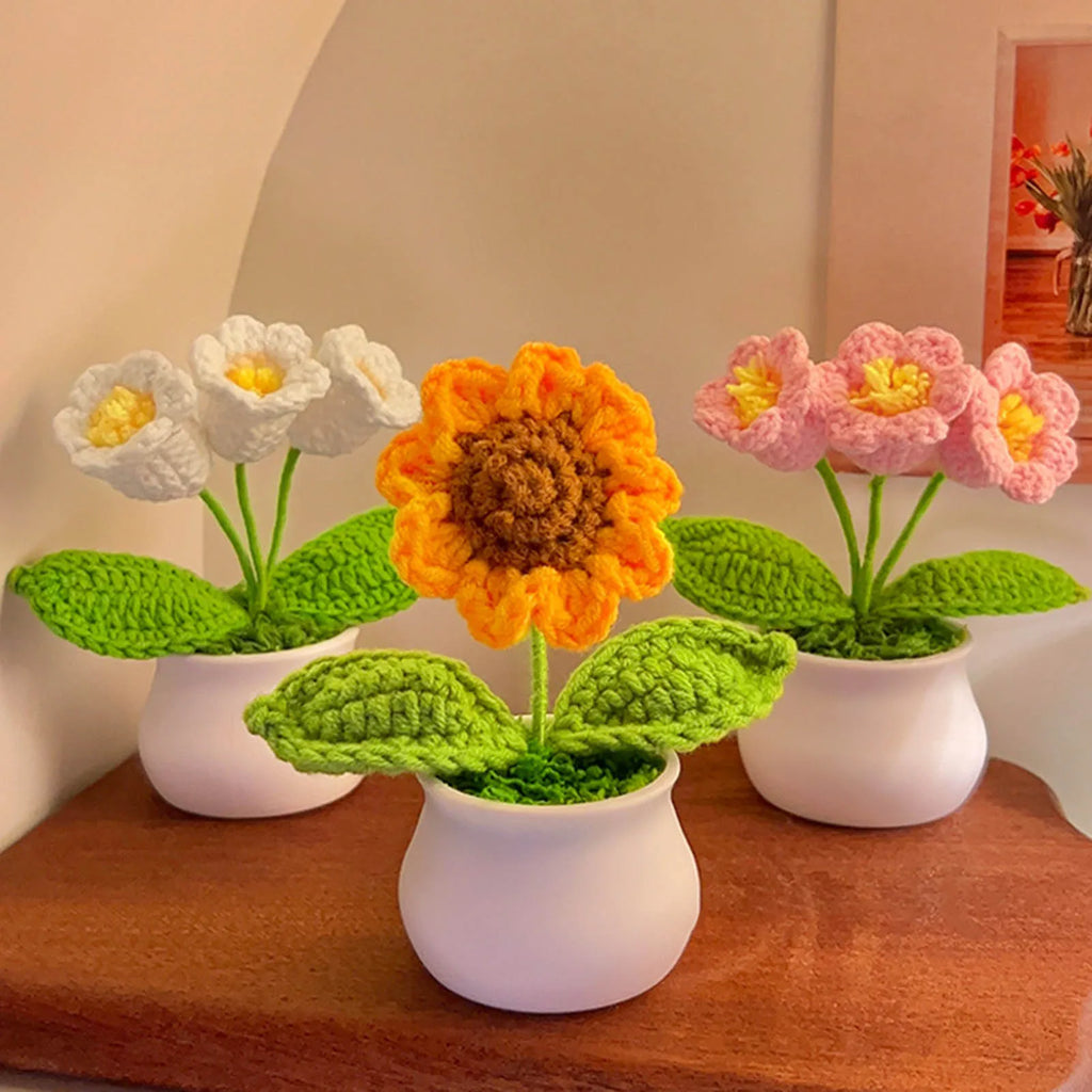 Crochet Flowers Decoration