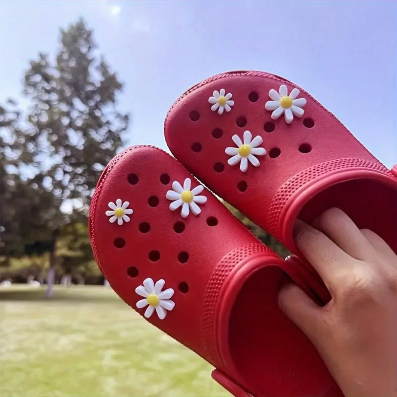 Daisy Flowers Shoe Charms
