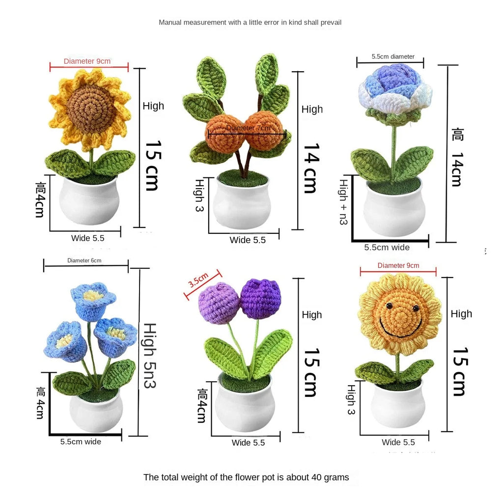 DIY Handwoven Flowerpots